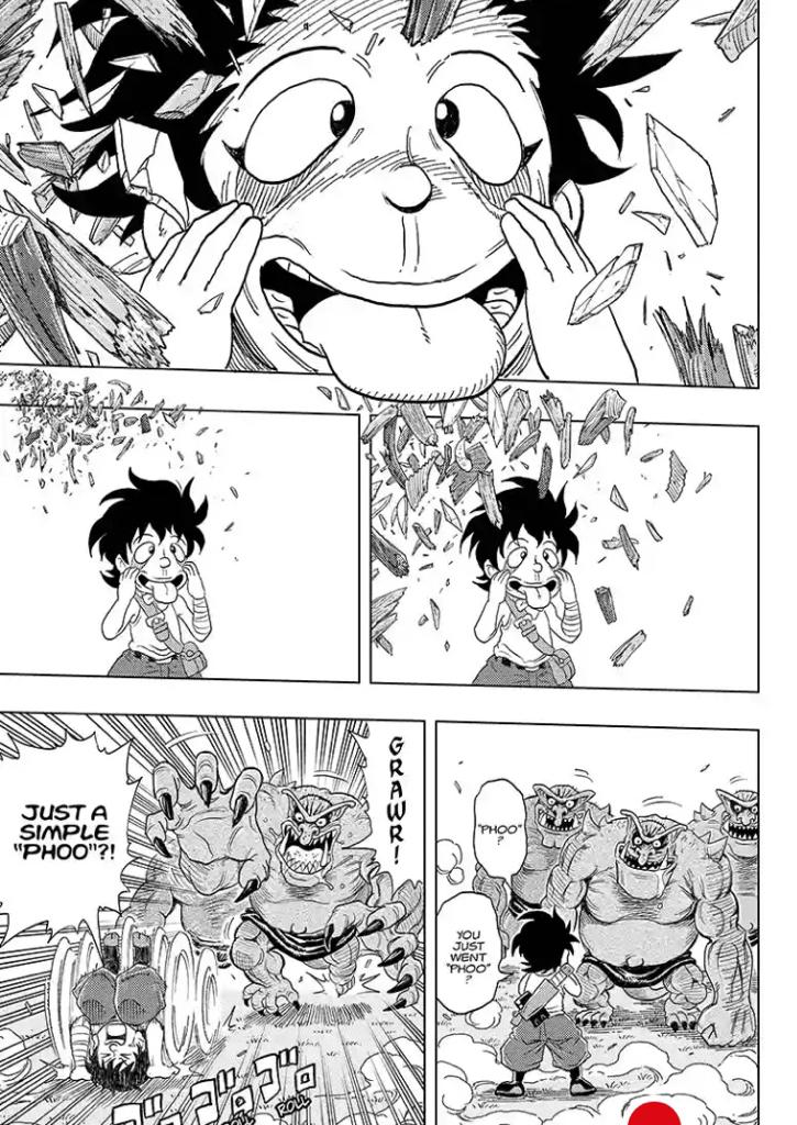 Une page du manga Build King